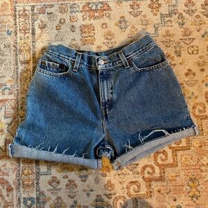 Denim Blue Women's Jean Shorts